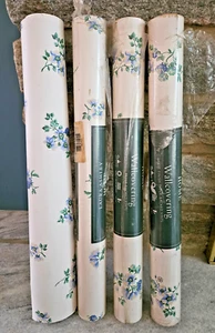 Rare Vintage Laura Ashley Home Bramble Collection Wallpaper 3-3/4 rolls READ - Picture 1 of 9