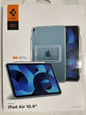 Spigen Air Skin Hybrid S Case For iPad Air 10.9" 4th/5th/6thGen - Clear ACS04605 - image 1 of 4
