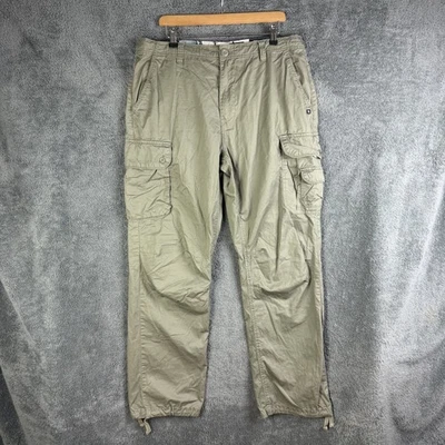 Pantalones cargo Rip Curl vintage verdes para hombre W36 L32 Gorpcore ropa de surf Y2K Foto 1 de 4