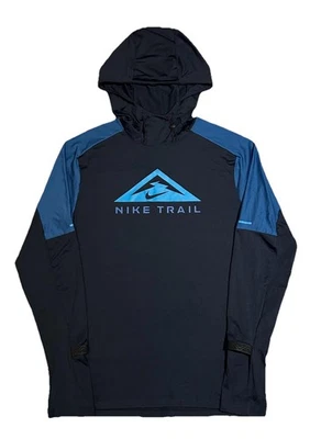 Sudadera con capucha Nike Dri-Fit Performance Trail para hombre S azul marino y azul real ¡COMO NUEVA!! Foto 1 de 4