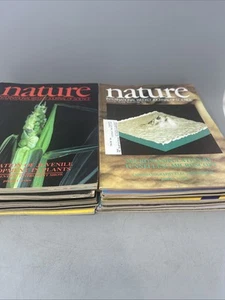 Lot of 24 Nature Magazines International Weekly Journal of Science Yrs 1987 1988 - Picture 1 of 22