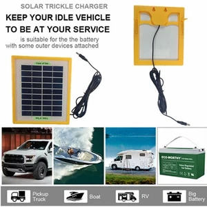 5W 12V Solar Panel Output Battery Charger Power Bank DIY Camping Hiking Outdoor - Picture 1 of 7