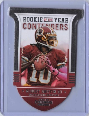 2012 Panini Contenders Rookie of the Year Contenders Robert Griffin III #7 RC - Image 1 of 2