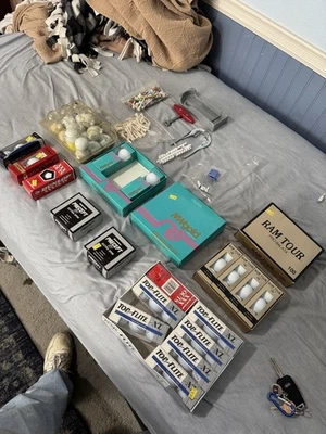 Lote de bolas de golfe vintage, camisetas RAM Tour Balata Top Flite XL Precept EV Dunlop XXX - Imagem 1 de 4