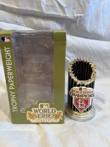 ST. LOUIS CARDINALS 2011 World Series Trophy/Paperweight Non- Bobblehead New - Picture 1 of 4