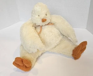 Bunnies by the Bay Yellow Emmie the Duck Plush Chick Stuffed Animal Rattle 14" - Imagen 1 de 12