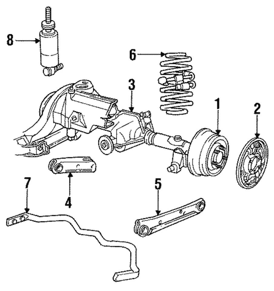 Amortiguador original Ford FOAZ-18125-A Foto 1 de 1