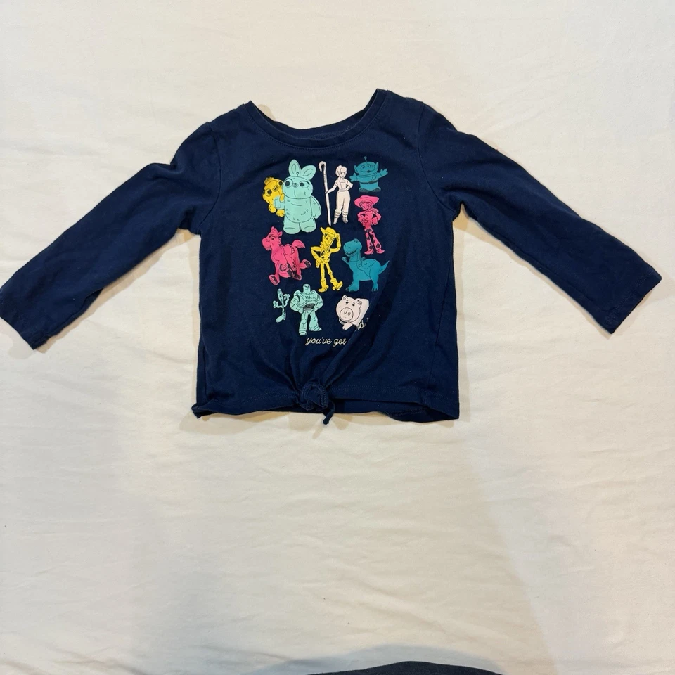 Disney Jumping Beans Toy Story Long Sleeve Shirt Multicolor Toddler Girl 18M - Image 1 of 3