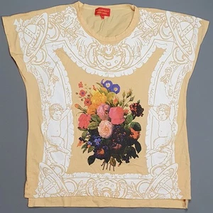 Vivienne Westwood Red Label Satyr Floral T Shirt Yellow Size Medium - VGC - Picture 1 of 6