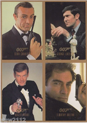 JAMES BOND CONNOISSEUR'S COLLECTION SAN DIEGO UNCUT LARGE PROMO SD1-SD4 RARE - Image 1 of 2