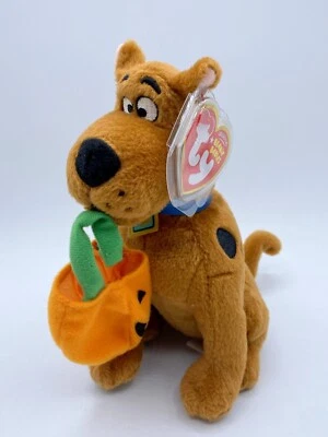 -S TY BEANIE BEBÉ BEBÉS CON ETIQUETA 2009 HALLOWEEN SCOOBY DOO Foto 1 de 2