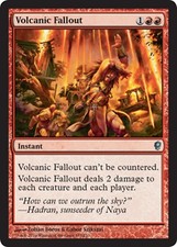 Mrm english 2x volcanic fallout-volcanic fallout mtg magic csp