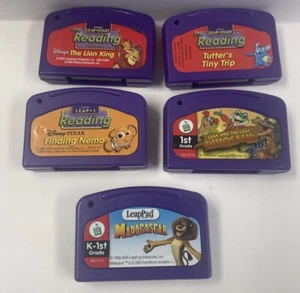 Lot of 5 Leap Frog Leap Pad Learning Game Cartridges Only Phonics Reading Vocab - Picture 1 of 3