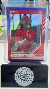 2024 Panini Donruss Baseball Elly De La Cruz Red and Blue #18 - Picture 1 of 2