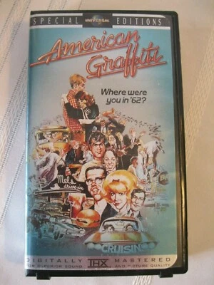 American Graffiti VHS 1998 25th Anniversary Special Edition w Collectible CD   - Image 1 of 4