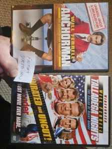 Will Ferrel Talladega Nights and Anchorman 2 dvd set Factory sealed-Reduced - Picture 1 of 2