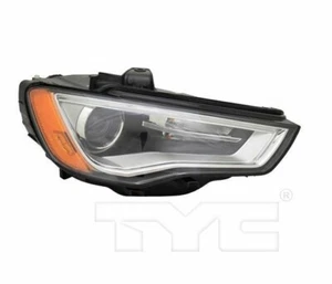TYC Right Side HID Headlight Assembly For Audi A3/S3 w/o Curve Light 2015-2016 - Picture 1 of 3
