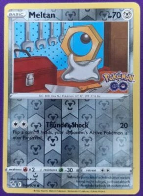 Meltan Reverse Holo 045/078 Pokemon Go - Image 1 of 2