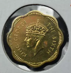 Britischer Ceylon 2 Cent 1951 PP unc. Auflage nur 150! Sehr selten. - Bild 1 von 2