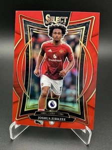 2024-25 Panini Select EPL - Terrace Joshua Zirkzee #99 Red Prizm - Color Match! - Picture 1 of 2