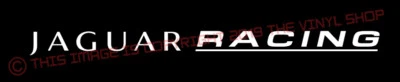  Calcomanía blanca de carreras JAGUAR RACING X tipo XK8 XKR S XJR XJ8 XJ6 XJ  Foto 1 de 3