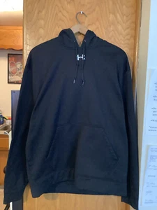 Under Armour Herren Größe L Baumwolle Hoodie Pullover schwarz gebraucht - Bild 1 von 6