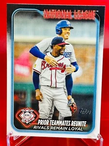 2024 Topps Series 2 #481 Prior Teammates Reunite/Checklist  ⚾🐷⚾ - Picture 1 of 2