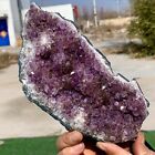 1.45LB Natural Amethyst geode quartz cluster crystal specimen Healing AZ
