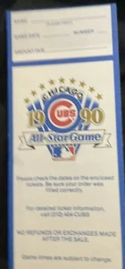 1990 Chicago Cubs All-Star Game ticket envelope - Picture 1 of 2