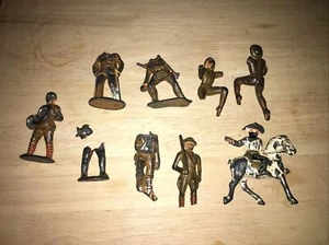 Group of Vintage Lead Soldiers / Cowboy - Picture 1 of 12