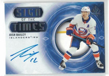 2020-21 SP AUTHENTIC JOSH BAILEY SIGN OF THE TIMES AUTO #SOTT-JB