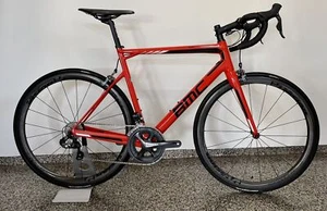 SUPER CLEAN!! BMC Team Machine SLR01 Shimano Di2 W/ Vision Carbon Wheels 56cm - Picture 1 of 12