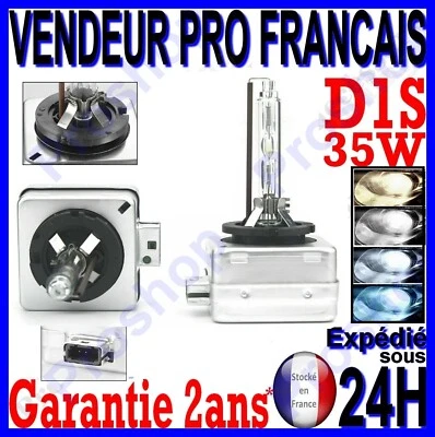 AMPOULE XENON D1S 35W 8000K ORIGINALE POUR PHARE BALLAST FEUX HID 12V - Photo 1/2