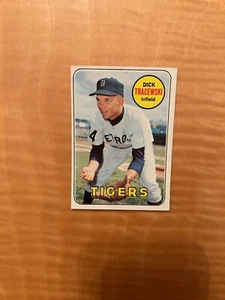 Topps Baseball 1969 #126 ¡¡Dick Tracewski!! ¡¡Como nuevo!! ¡ENVÍO DE $1!! - Imagen 1 de 2