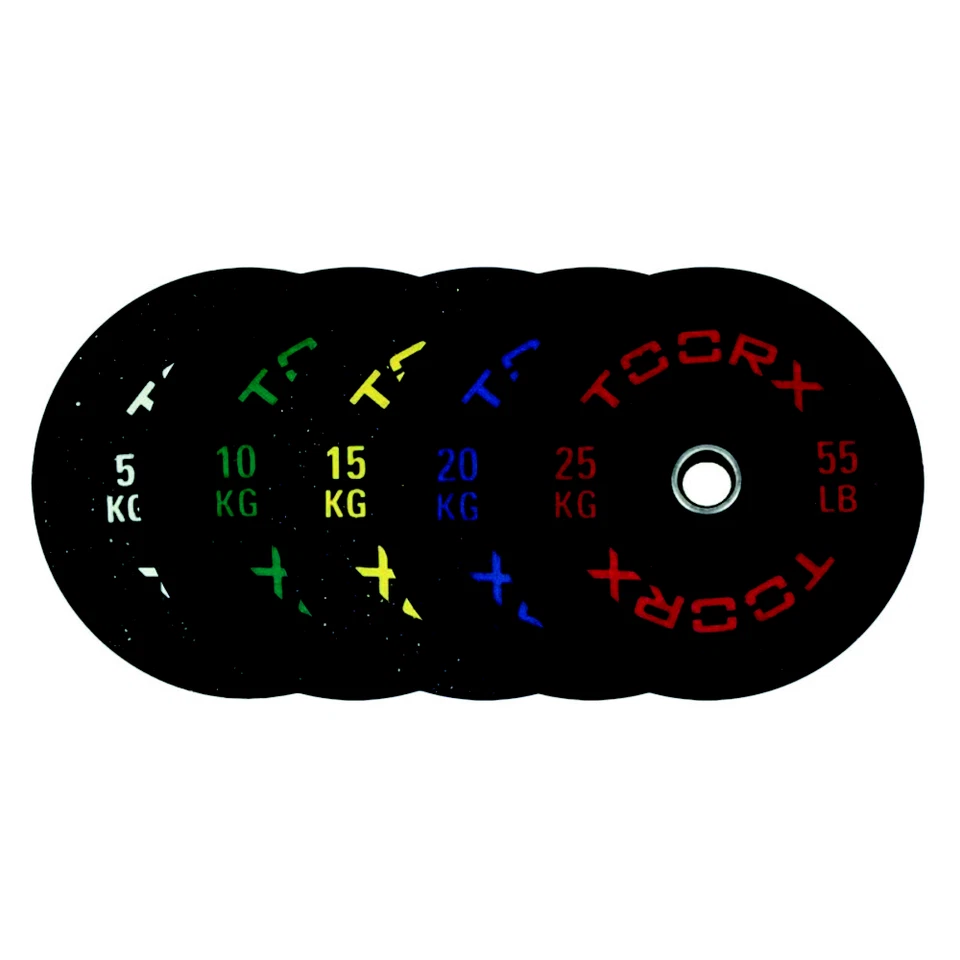 Disco Bumper Crumb 25 Kg. Ø 45 Cm. TOORX attrezzi pesistica Sollevamento Pesi