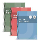 Single A5 Spiral Notepad 160 Pages Lined Book - Assorted Colours