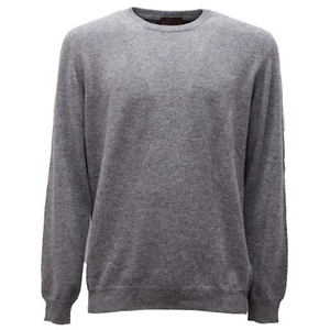 5434AF maglione uomo ALTEA grey melange wool sweater men - Imagen 1 de 4