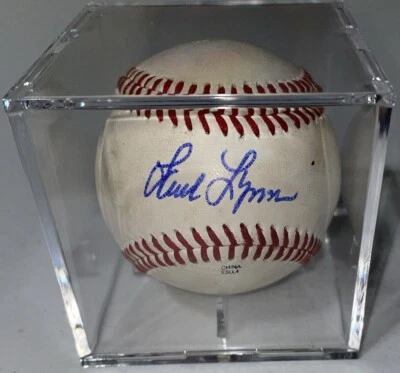 Fred Lynn Signed Autographed Baseball MLB Authenticated Boston Red Sox - Image 1 of 4