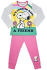 Girls Snoopy Peanuts Pyjamas Dog Character Pyjamas 5-12 Years