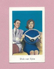 1965 Dutch Gum Card TV-Film-Idoler Dick Van Dyke and Mary Tyler Moore