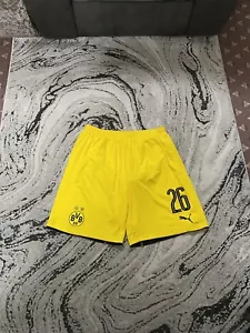 Borussia Dortmund Match Worn Łukasz Piszczek #26 Home Football Shorts Size XL - Picture 1 of 13