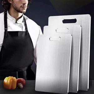3pcs Titanium Cutting Board Yamato Stainless Steel Cutting Board Chopping Boad - Picture 1 of 9