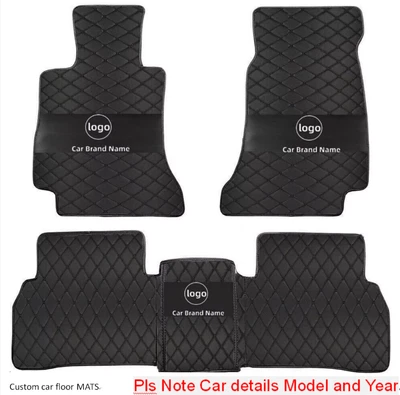 For Mercedes-Benz 1992-2024 All Models Car Floor Mats Auto Carpets Pads Custom — 第 1/4 张图片