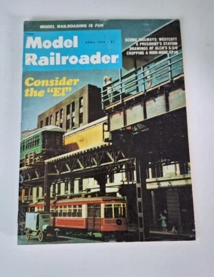 Model Railroader Magazine April 1976 - Image 1 of 2