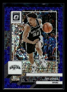 2022 Donruss Optic #199 Tre Jones Fast Break Blue 7/99 San Antonio Spurs - Picture 1 of 2