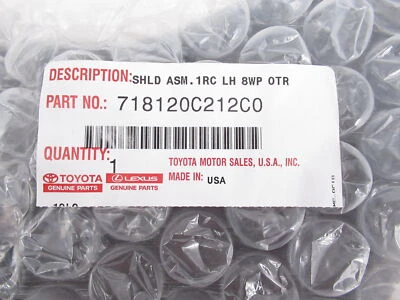 Cubierta reclinable para asiento del conductor Tundra 2014-2020 original OEM Toyota 71812-0C212-C0 Foto 1 de 4