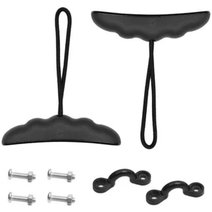 2pcs Kayak Carry Pull Handle with Cord Pad Eyes Screws for Canoe Boat F5W7 - Picture 1 of 8