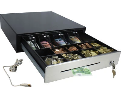 Kassenschublade USB Kassenlade Geldlade Geldschublade Computerkasse Computer - Bild 1 von 3