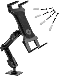 Heavy Duty Tablet Wall Mount with 8 inch Arm and AMPS Drill Base for iPad Air - Picture 1 of 9