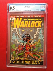 Marvel Comic WARLOCK #1 CGC Graded 8.5 Off white to White Pages A Beauty - Picture 1 of 5